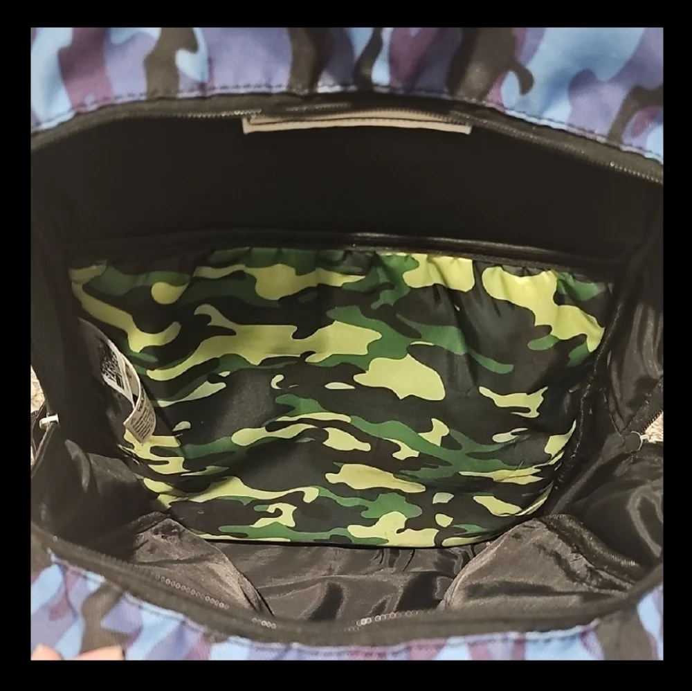 Camo Print Boys Backpack